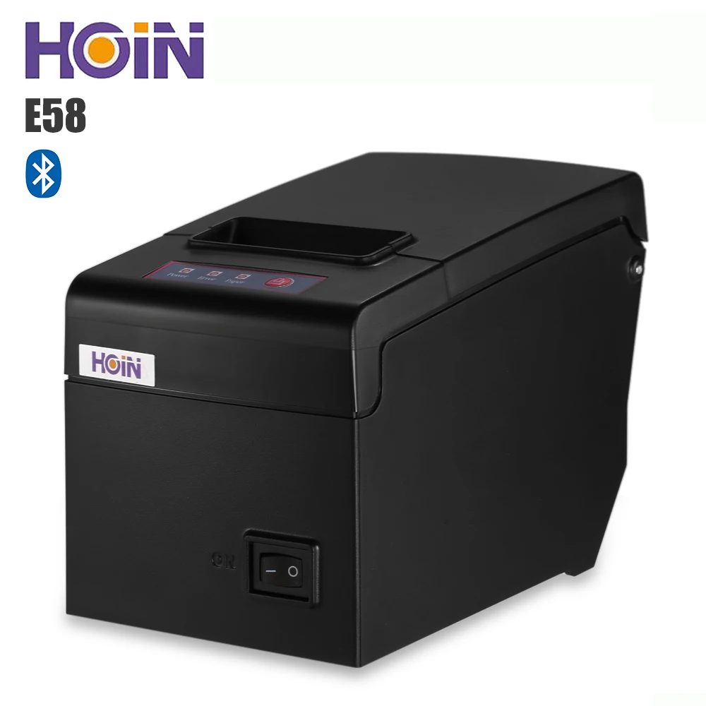 

HOIN HOP - E58 58mm Bluetooth Thermal Printer Wireless Printing Machine USB Receipt Printing Machine 130mm/sec Android iOS