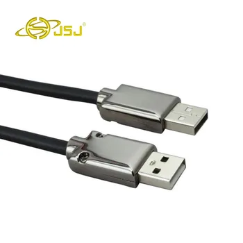 

JSJ Double male usb cable USB2.0 data line male to public mobile hard drive cable mouse and keyboard free shipping