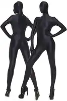 BetterParty Hot Selling Lycra Spandex Full Body Suit Black Zentai Pak met Gratis Verzending