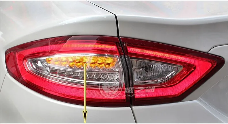 Автомобильный Стайлинг задний фонарь для Ford Mondeo 2013- задний светильник s светодиодный задний светильник светодиодный задний фонарь Ford Mondeo задний светильник s