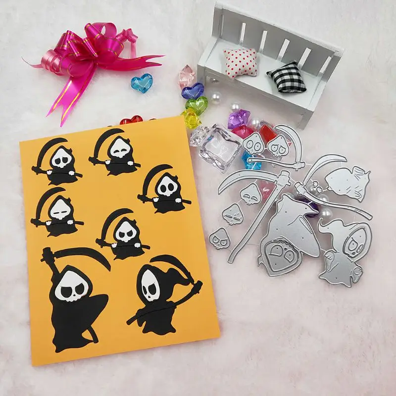

Halloween Ghost Metal Cutting Dies Stencil DIY Scrapbooking Album Stamp Paper Card Embossing Crafts Decor