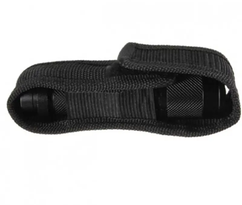 

Flashlight Holder Case Nylon Torch Light Holster Holding Belt Black Color