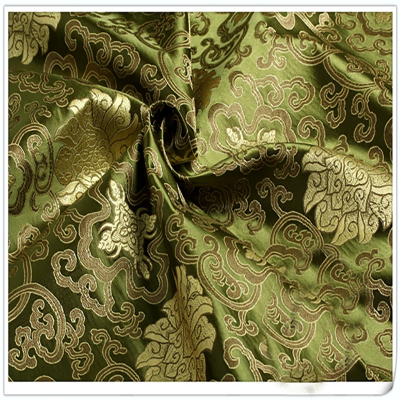 

Honour Flowers style Brocade Fabric Damask Jacquard Apparel Costume Upholstery Furnishing Curtain DIY Clothing Material BY meter