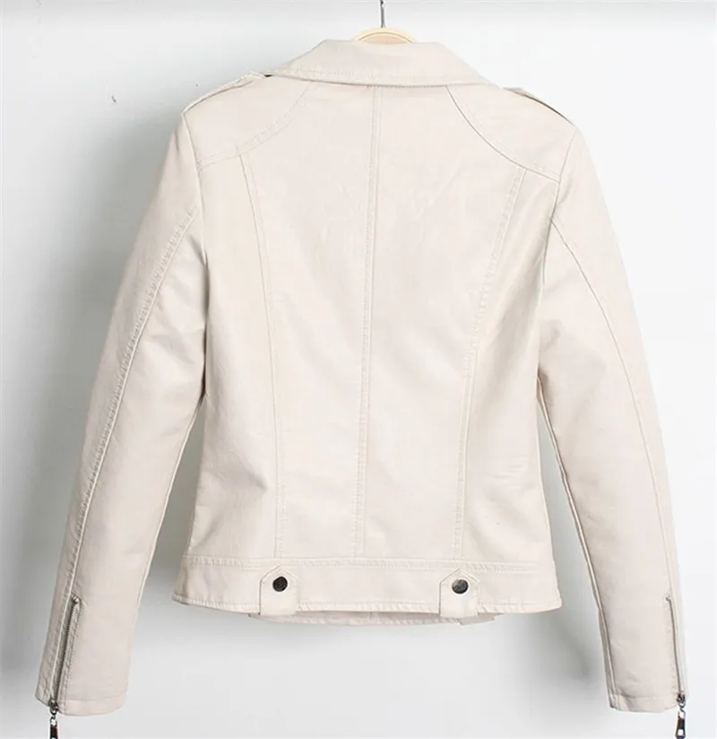Женская байкерская куртка Neploe из искусственной кожи, модная крутая Женская куртка на молнии, новинка, осенняя Женская парка большого размера 68677