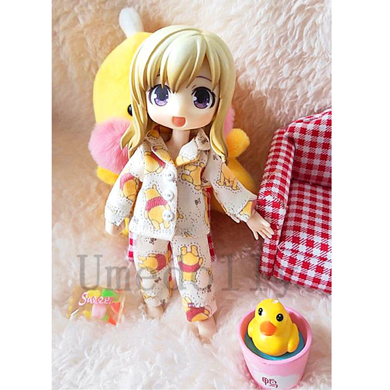 1 компл. Симпатичные Мини OB11 кукольная Пижама наряды для Obitsu 11 куклы пижамы одежда аксессуары игрушки