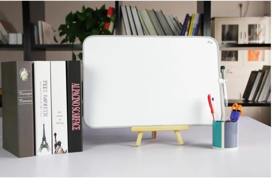 Placa de Escrita Bloco de Notas 28 35 Centímetros Plástico Macio Borda Quadro Branco Pequeno Crianças Pendurado Escritório Tutoria Message Board Magnética 8 Quadro branco