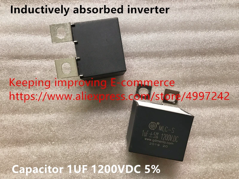 Nuova capacità originale al 100% dell'inverter 1UF 1200VDC (induttore) induttivamente assorbibile - Image 4