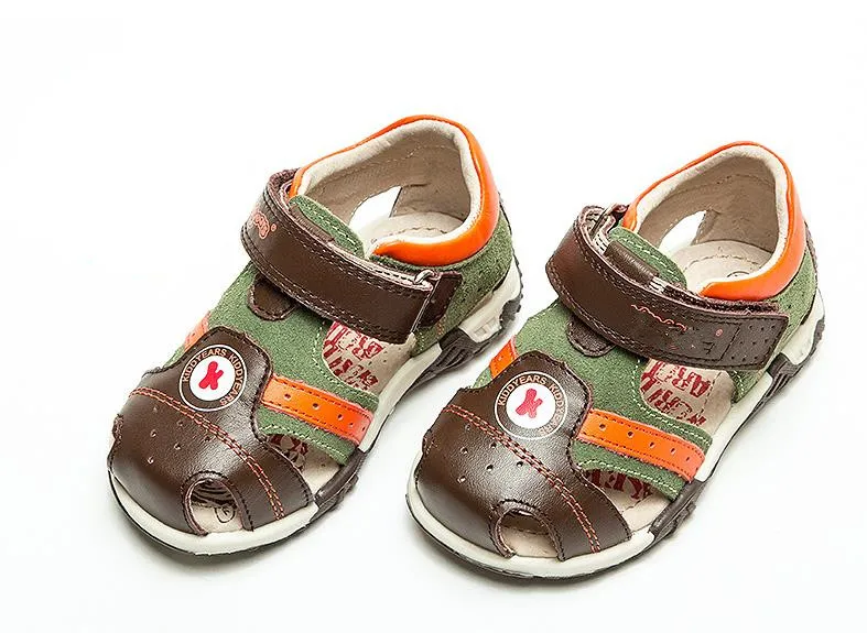 1 пара Детские ортопедические сандалии из натуральной кожи|children sandals|boys sandal shoessummer