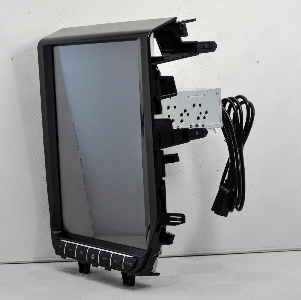 Excellent 12.1" Tesla Vertical Screen Android Autoradio Headunit Head Unit Car Stereo Audio for Toyota Land Cruiser 200 2016 2017 1