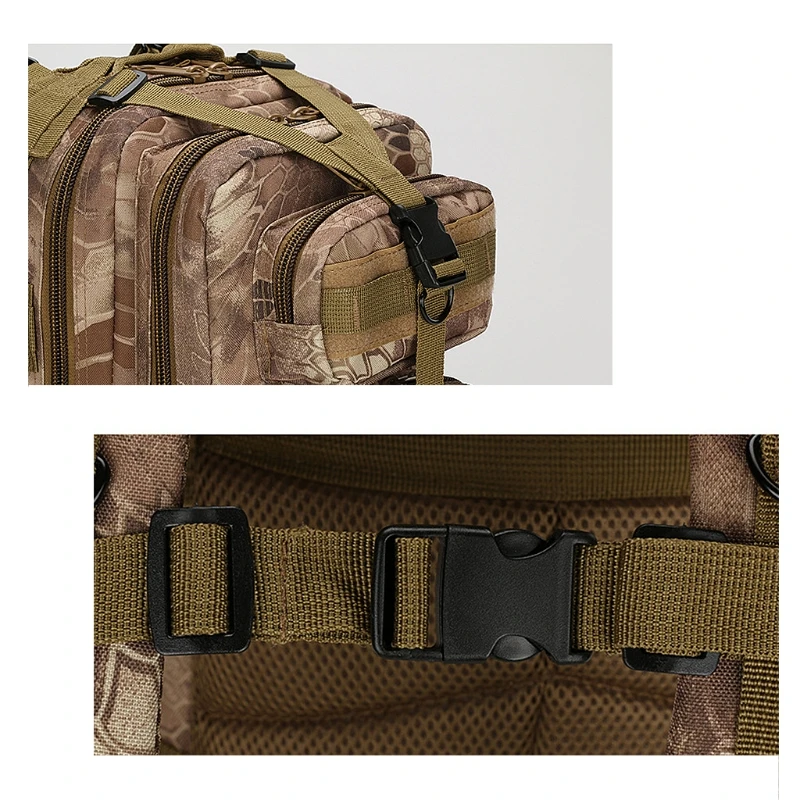 Модный новый мужской военный Тактический Многофункциональный рюкзак нейлон 25L большой емкости Повседневная Дорожная сумка на плечо