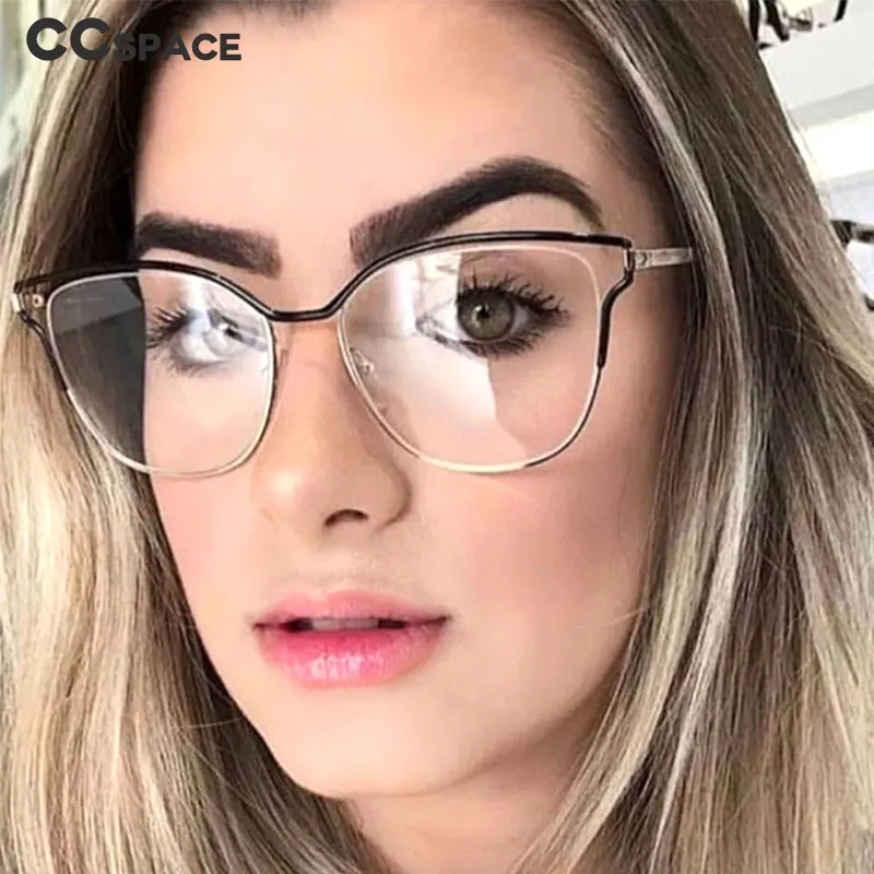 

Cat Ear Retro Glasses Frames Men Women Optical Fashion Computer Glasses 45887