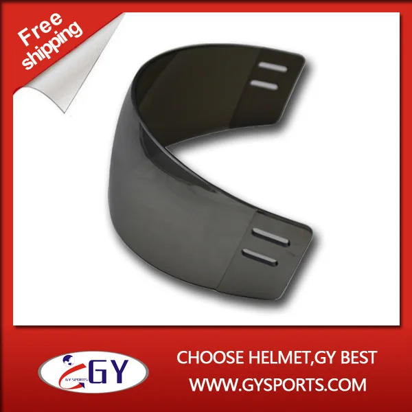 economical mirror silver hockey visor plastic face shield /hockey