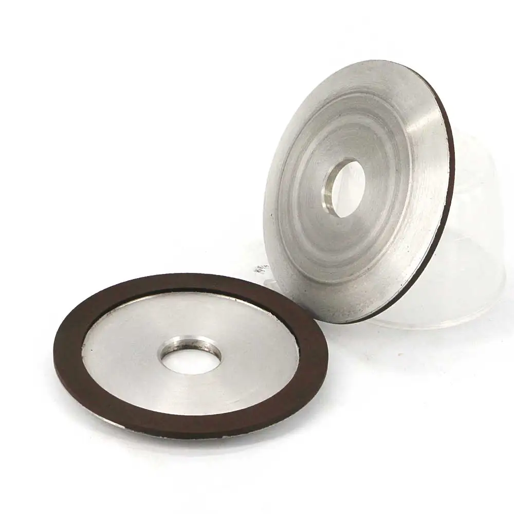 2pcs 4A2 resin bond diamond grinding wheel for tungsten carbide hard alloy grinding n sharpening forturetools abrasive tool R015