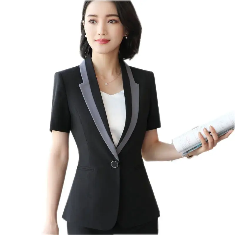 Fashion Wanita Blazer Bisnis Formal 