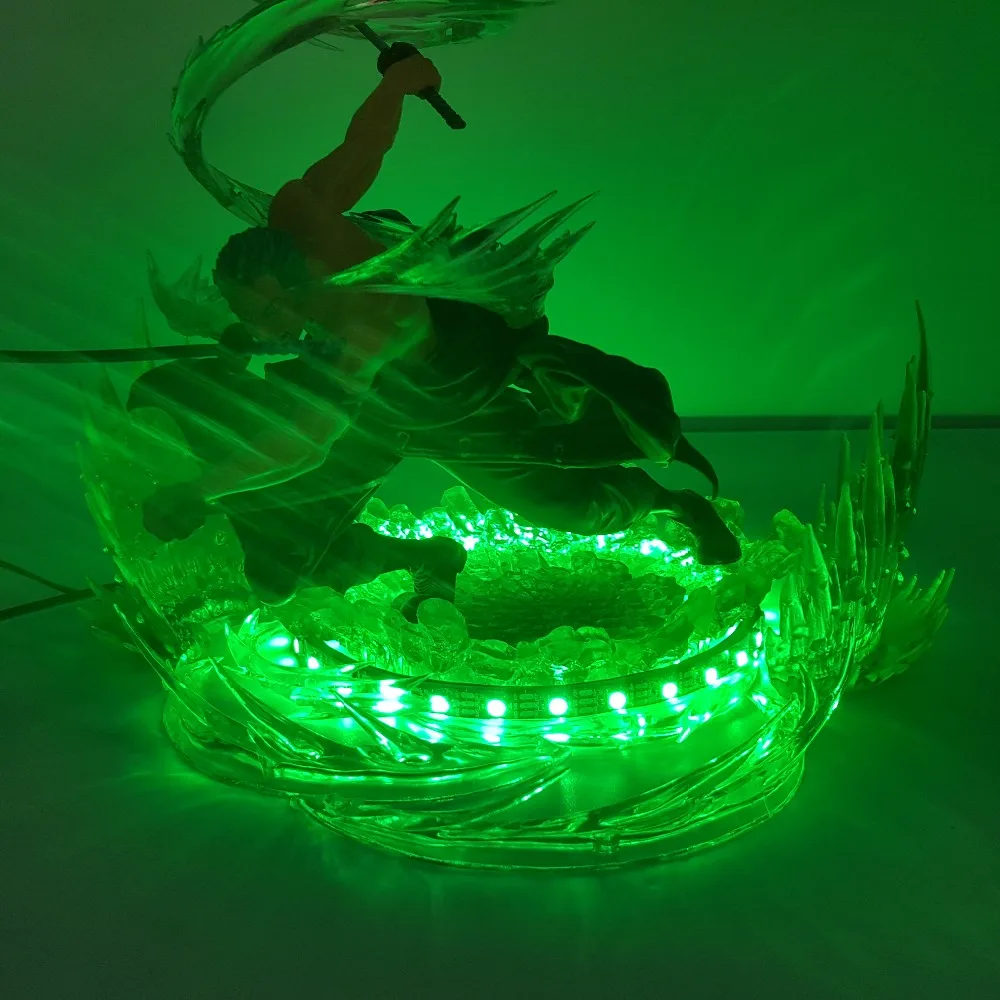 Luzes da Noite Peça de Controle Lampara Peça Zoro Sanzen Sekai Três Mil Mundos Led Remoto Cor Mudando Anime Lâmpada Uma 4 Cheap Luzes noturnas