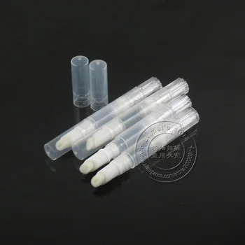 

115pcs/lot 1.2ml twist cosmetic pen package with flocking tip applicator for filling teeth white gel