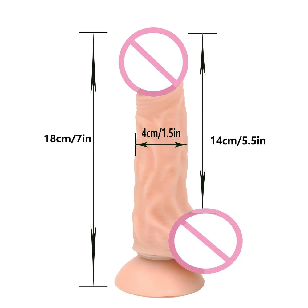 Realistic Big Dildo Silicone Flexible Penis Dick With Strong Suction Cup Foreskin Huge Dildos Adult Products Sex Toys for Women