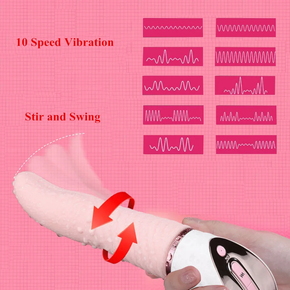 10 Speed Tongue Vibrator G Spot Clitoris Pussy Nipple Oral Licking Stimulator USB Heating Female AV Massager Sex Toys for Women (12)
