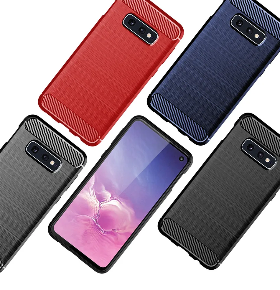For Samsung S10 Case Silicone Rugged Armor Soft Back Cover Case For Samsung Galaxy S10e S10 Lite Pro S10Pro ShockProof Cases (2)