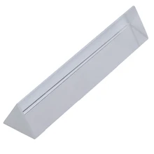 Мини-призмы K9 кристалл Оптическое стекло Тройная треугольная призма рефрактор физический эксперимент образовательные инструменты 3*3*3*15 см