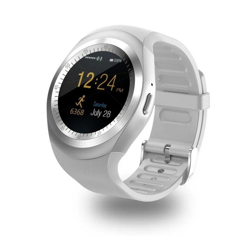 696 Y1 Смарт часы круглые Nano SIM tf-карта с Whatsapp Facebook фитнес бизнес умные часы для IOS Android