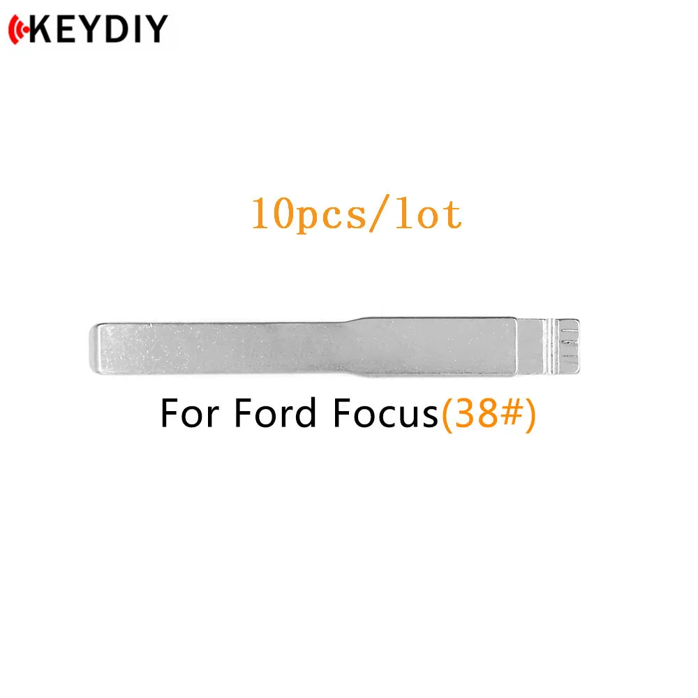 KEYDIY 10 шт./партия металлический пустой неразрезанный флип KD/VVDI/JMD пульт дистанционного управления HU101 тип ключа#38 для Changan для Ford Focus
