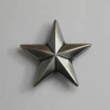 

(KB203) Wholesale 50pc 1''(2.6cm) Metal Concho Western Star Concho Leathercraft Antique-silver
