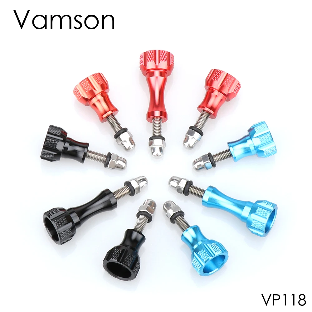 Винтовая гайка Vamson из алюминиевого сплава для GoPro Hero 8 7 6 5 4 3 Yi Lite 4K SJCAM Go Pro