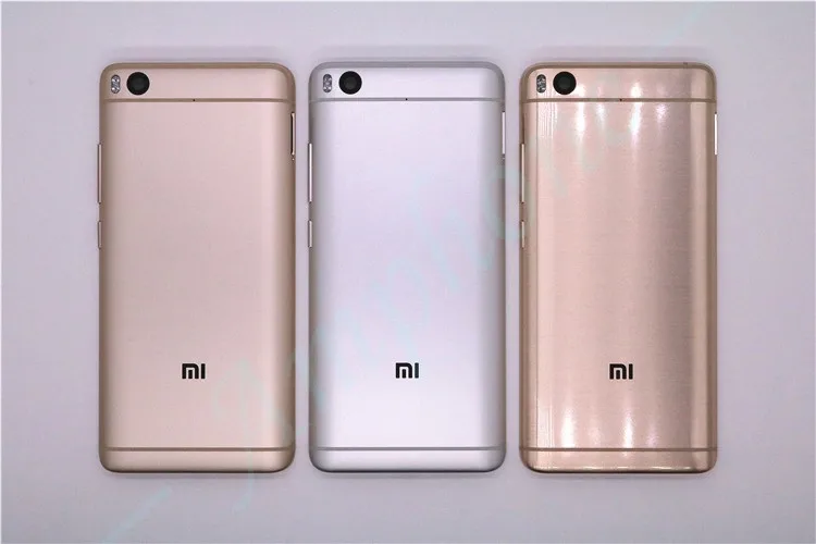 

For Xiaomi 5S Spare Parts Back Battery Cover Door Housing + Side Buttons + Camera Flash Lens For Xiaomi 5S M5S Mi5S
