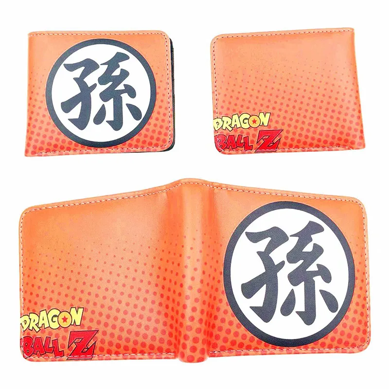 Кошелек с рисунком Dragon Ball Z, кошелек из искусственной кожи с карманом для монет, сумки с держателем для карт для детей, подростков, мужчин и женщин, Короткие Кошельки - Цвет: N
