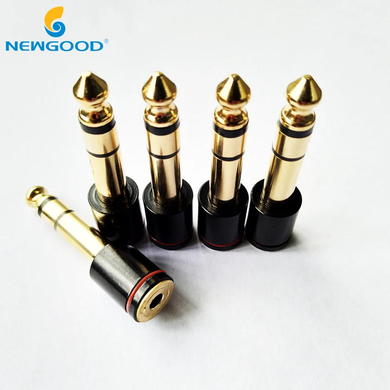 6.35mm 14 Male To 3.5mm 18 Female Audio Adapter 6.35 to 3.5 Jack Stereo Connect Converter For Headphone Microphone Connector (1)