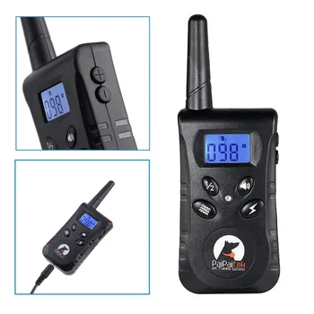 

PaiPaitek Pet Dog Training Collar Electric Shock+Vibration+Light+Voice 500m RC Dog Training Device Pet Dog Trainer Supply
