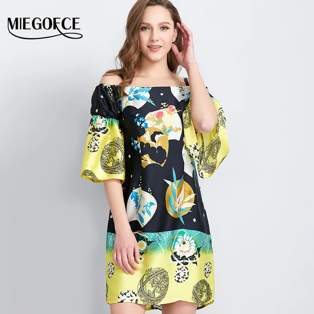 Новая летняя коллекция от MIEGOFCE Нарядное платье соответствует современным вкусам вечернее платье летний сарафан бохо платья также можно носить как пляжное вечернее праздничное и как офисное