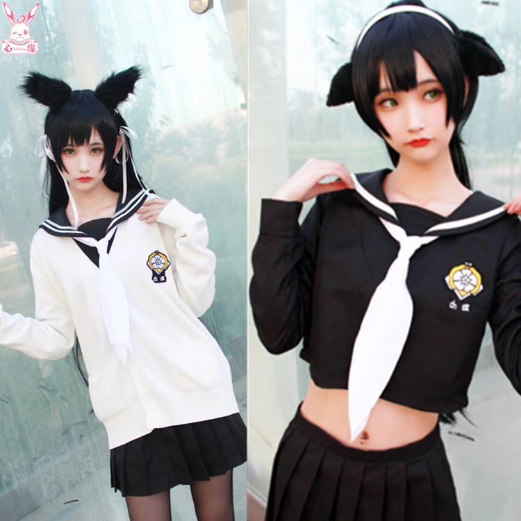 

Azur Lane Anime Japanese Daily Game Jk Sailor Suit Japanese Uniform Costume Women Cosplay Girls Cos College Uniform Suit Costume
