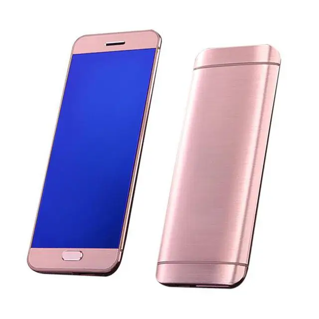 Металлический корпус, Ulcool V26, сенсорный дисплей, Bluetooth 2,0, набор номера, две sim-карты, кредитная карта, мобильный сотовый телефон+ чехол+ защита экрана - Цвет: rose gold