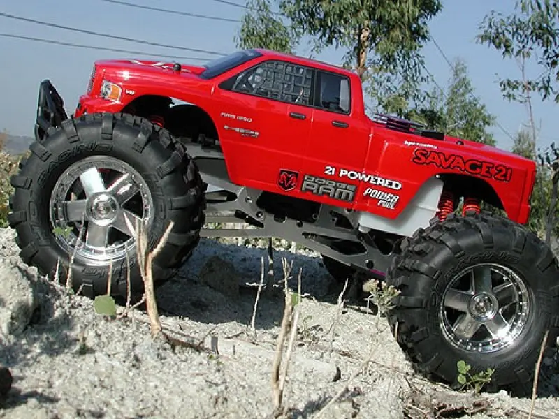 HPI Savage X4.6 XL 5.9 מפלצת משאית 1/8 