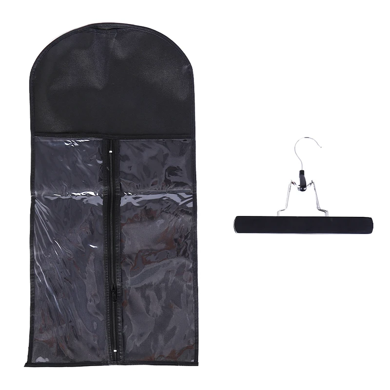 Hair Weft & Clip In Hair Extension Hair Extensions Storage Bag Non