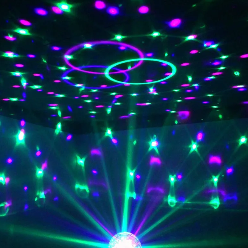 

6W E27 LED Disco Light Bluetooth Bulb Stage Lighting RGB Lamp Crystal Magic Ball Effect Lights DTT88