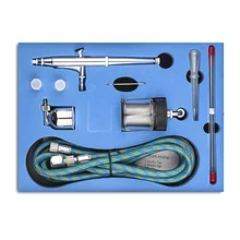 Двойное действие 3 Аэрограф Воздушный комплект ремесло практическая краска художественный пистолет электроинструменты пистолет для коммерческих