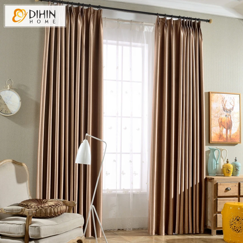 Blackout Curtains 5 Colors Smooth Feeling Thickness Window Shading