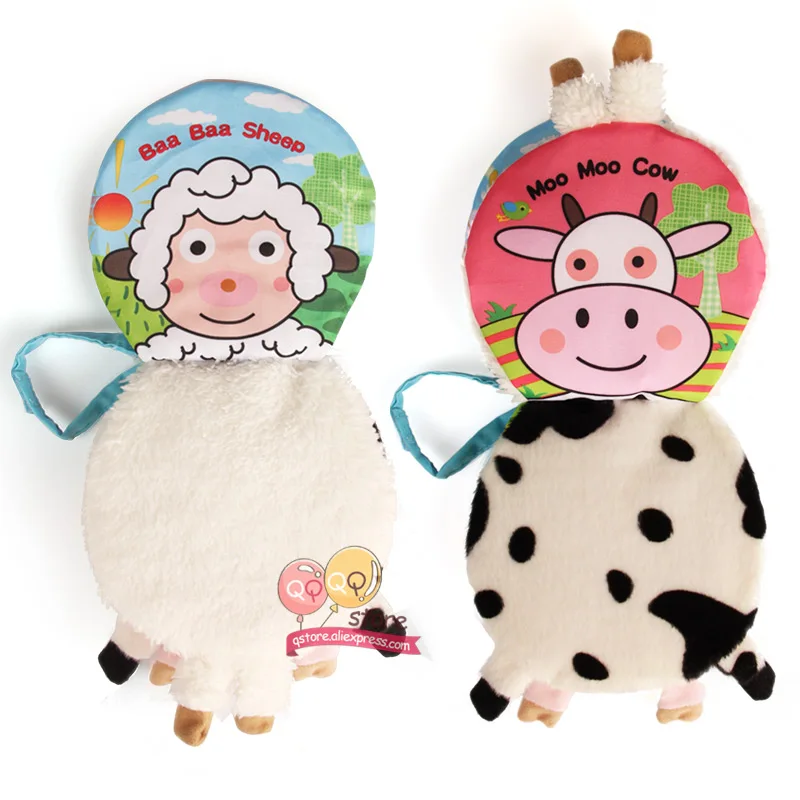 Детская книга Jollybaby из мягкой ткани My Jungle для игр с животными Обучающие Детские