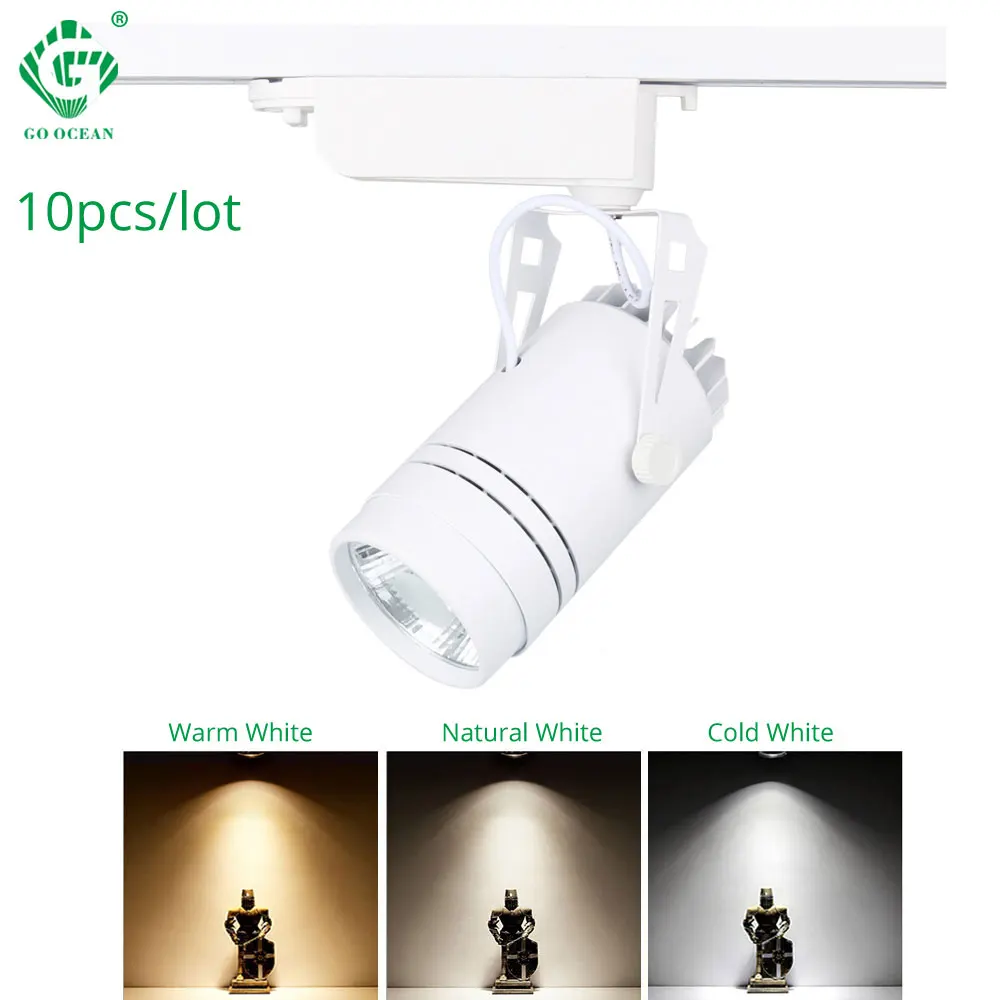 Светодиодный свет для отслеживания Dimmable 15W Spot Rail Lamp Одежда Обувной магазин