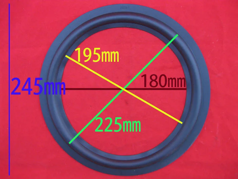 10 шт много 10 дюймов WL-222A Резина ремонт сабвуфера/бас динамик окружает