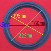 10 шт много 10 дюймов WL-222A Резина ремонт сабвуфера/бас динамик окружает