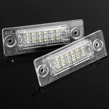 

2x 18 LED License Plate Number Lights Car Lamp Fr VW Golf Jetta Caddy Touran T5