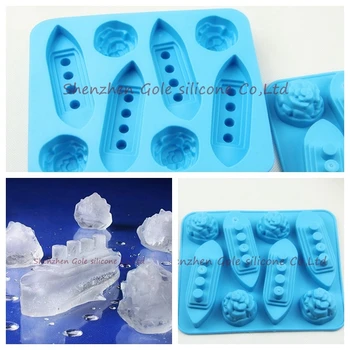 

300pcs/lot Titanic Shaped Ice Cube Trays Mold Maker Boat Vessel Ice tray Titanic Chocolate mold