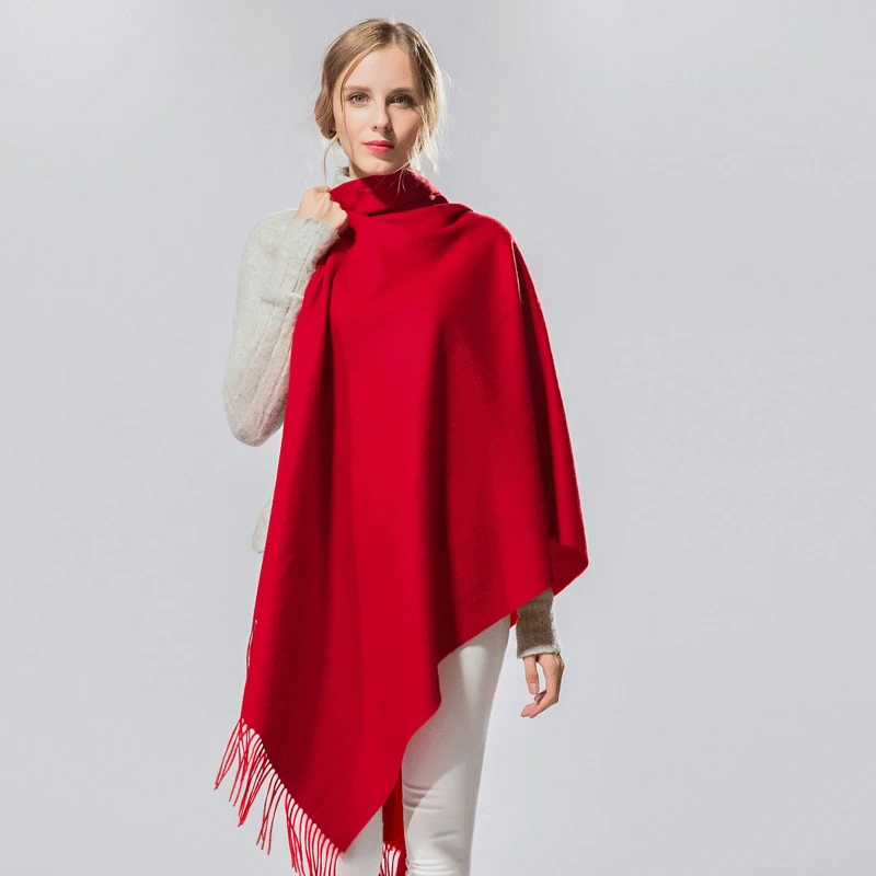 

2019 new spring winter warm scarves for women shawls and wraps lady pashmina pure solid long cashmere head scarf hijabs stoles