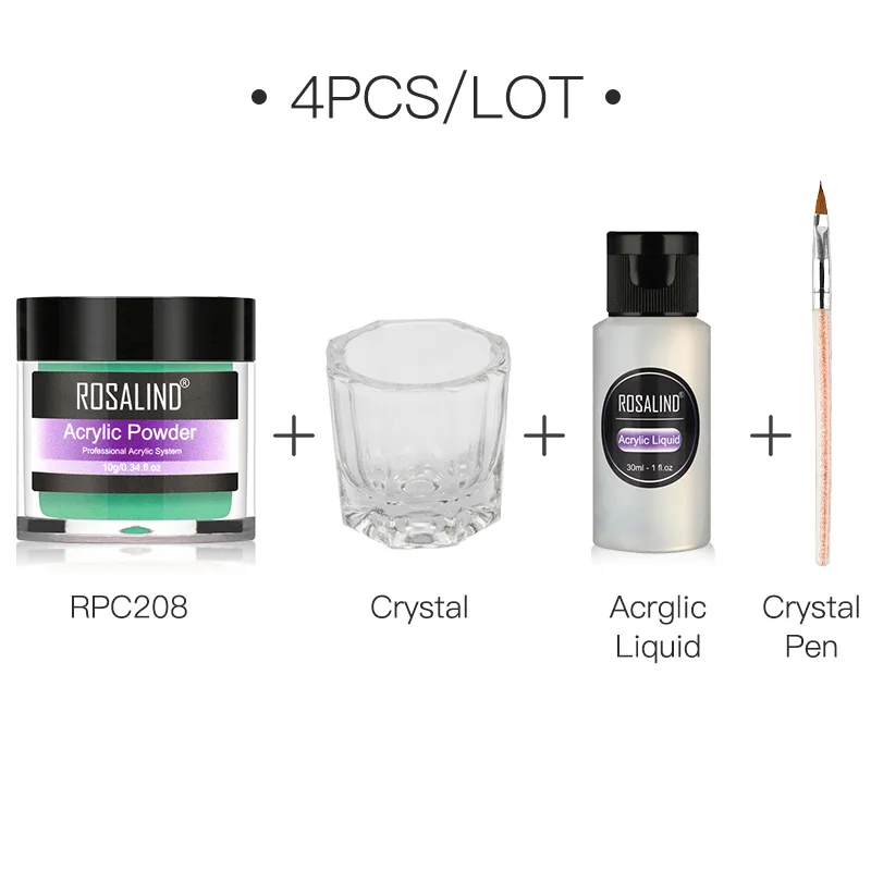 RP-2GLES2TOOLS-05 Розалинд акриловую пудру, поли гель наращивание ногтей Nail Art Украшение с резным орнаментом для маникюра строитель поли ногти дизайна порошок - Цвет: RP-2GLES2TOOLS-05