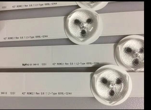 

original 42"LED strip E74739 6916L-1214A 6916L-1215A 6916L-1216A 6916L-1217A 1set=50 Pieces/lot, used part, tested well working