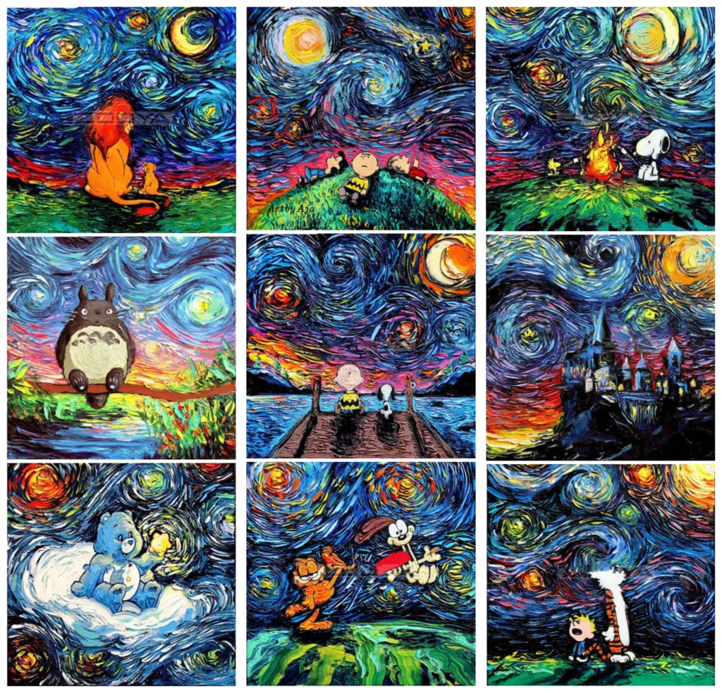 5D DIY Diamond Embroidery Abstract Landscape Cartoon Animal Series Painting Cross Stitch 2019 Decoration | Дом и сад